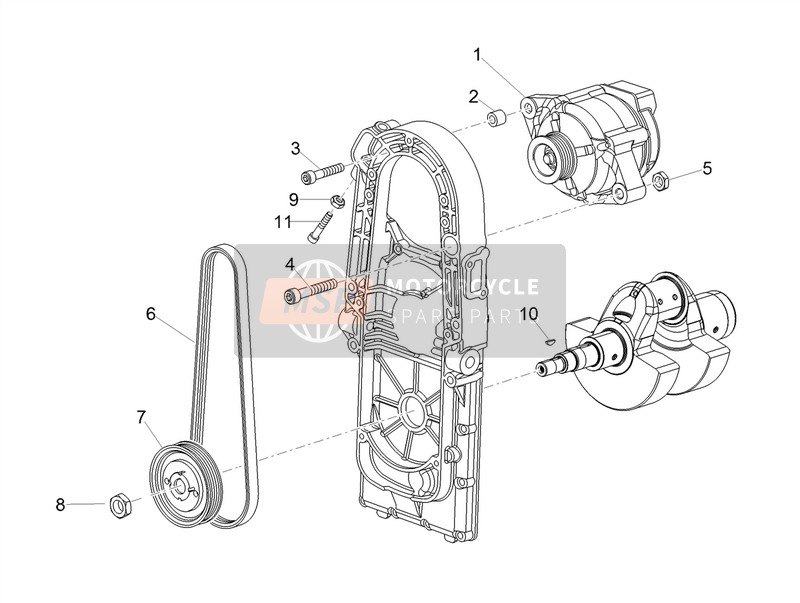 Moto Guzzi Audace 1400 2015 Cdi Magnets Assembly / Ignition Unit for a 2015 Moto Guzzi Audace 1400
