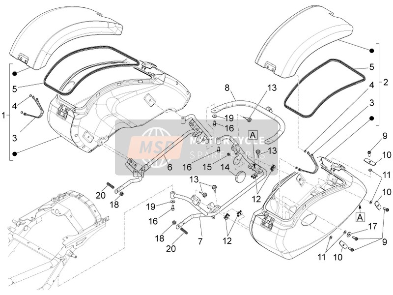 B063289, Connection Pipe With Ip Black, Piaggio, 0