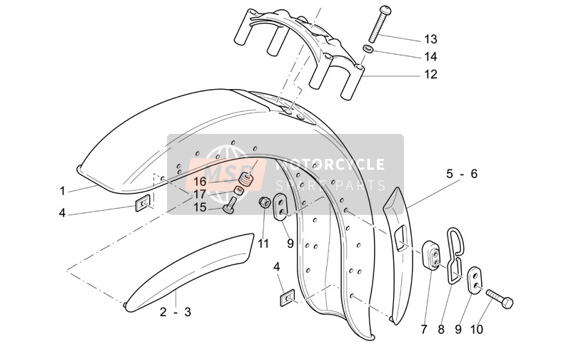 GU03435400, Front Lh Side Profile Ch.Plate, Piaggio, 0