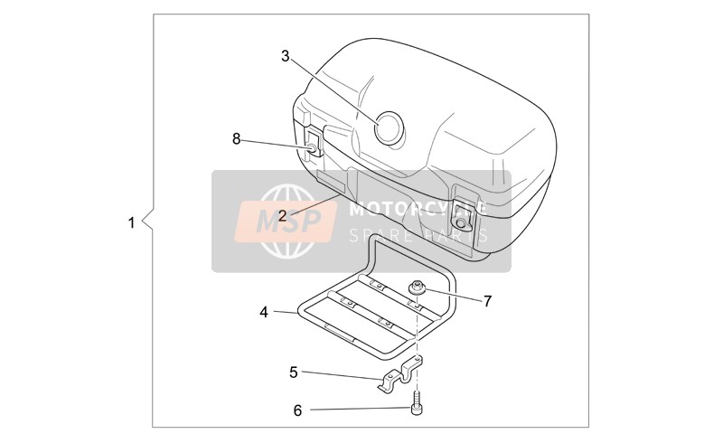 Top Case De 45 L Touring