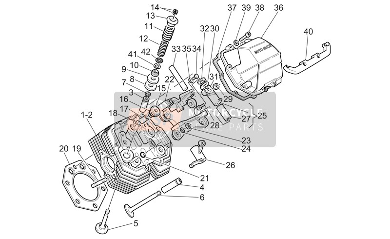 Moto Guzzi California Special Sport-Al. PI 1100 2002 Têtes pour un 2002 Moto Guzzi California Special Sport-Al. PI 1100