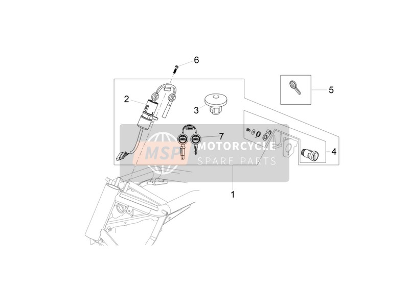 Moto Guzzi Eldorado 1400 (USA) 2017 Locks for a 2017 Moto Guzzi Eldorado 1400 (USA)