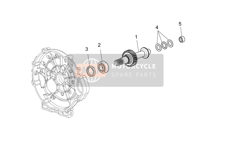 Moto Guzzi Griso S.E. 1200 8V 2016 Kupplungswelle für ein 2016 Moto Guzzi Griso S.E. 1200 8V