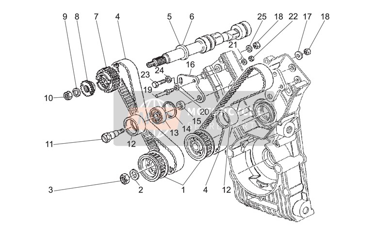 GU30054800, Unterlegscheibe, Piaggio, 0