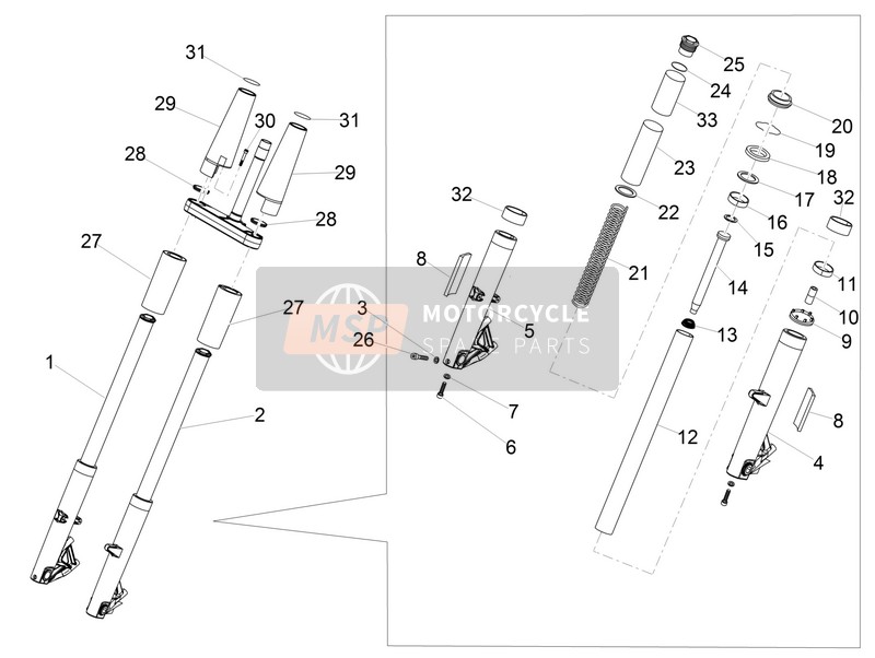 Front Fork Kaifa