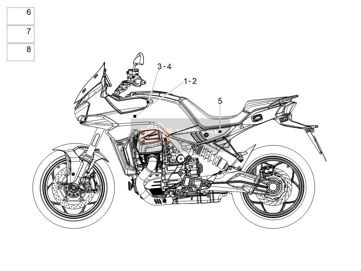 2H005278, Etiqueta, Piaggio, 0