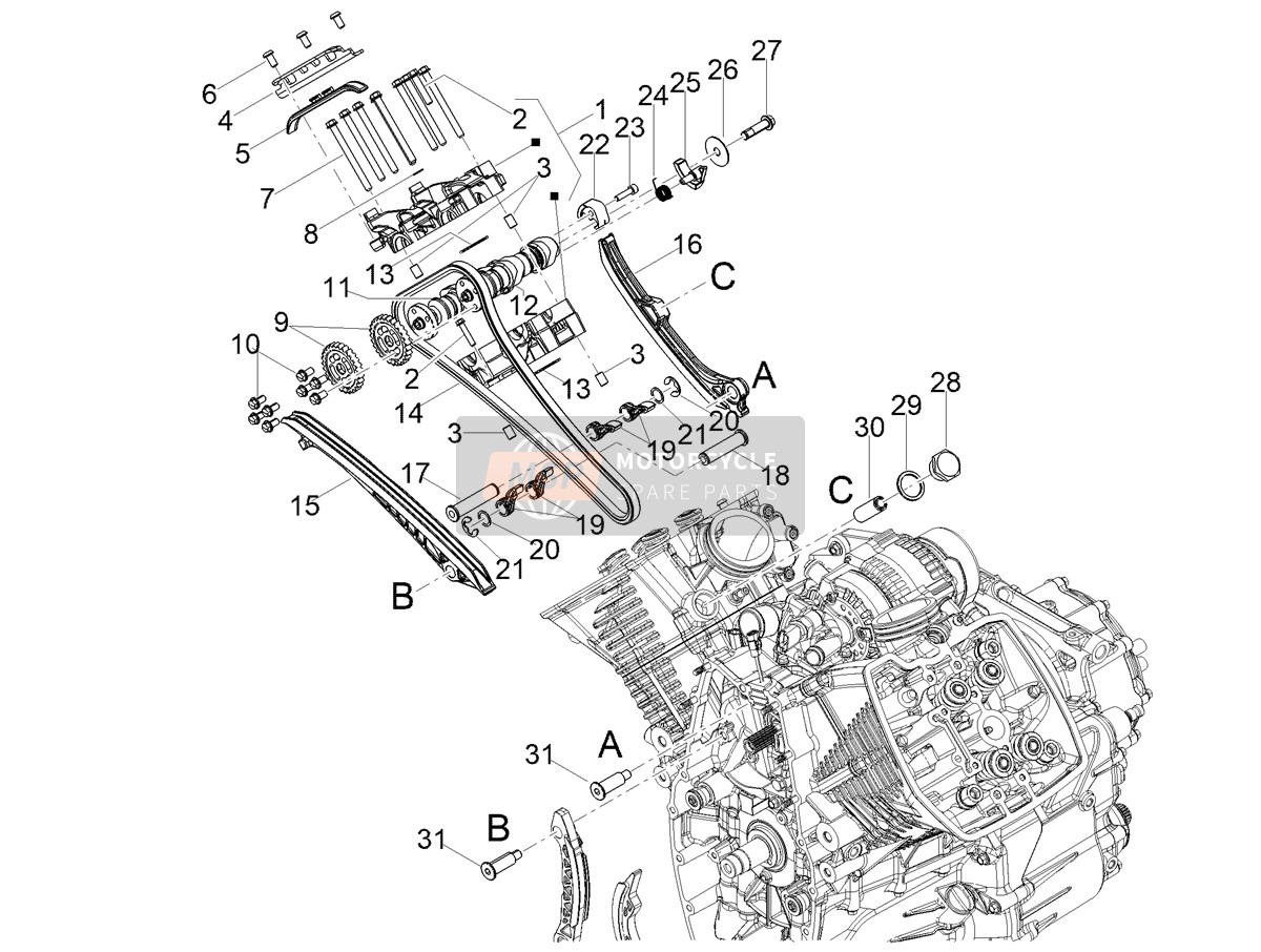RH cylinder timing system I