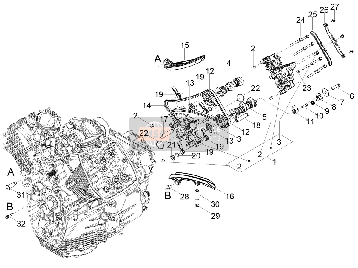 LH cylinder timing system I