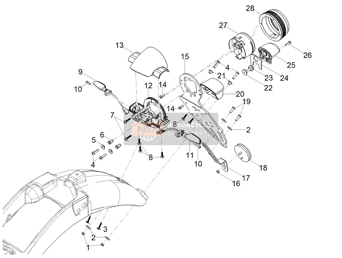2D000522, Clignotant, Piaggio, 0