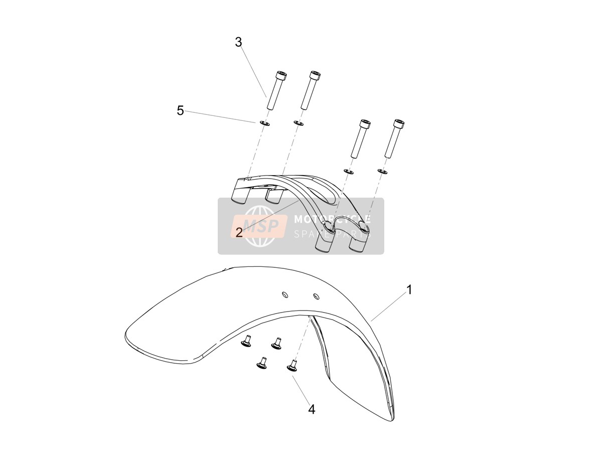 Front mudguard-Pillar