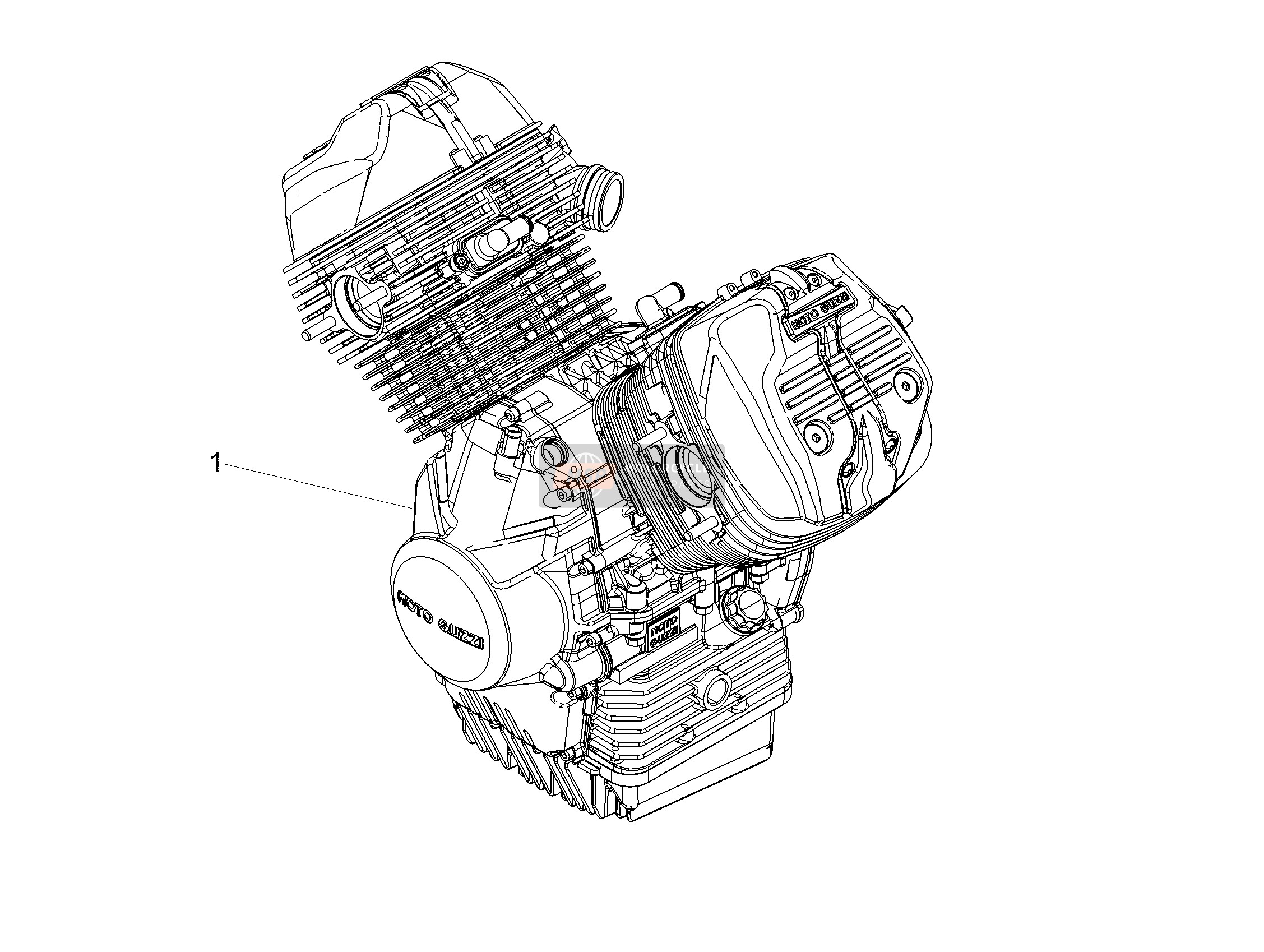 Engine-Completing part-Lever