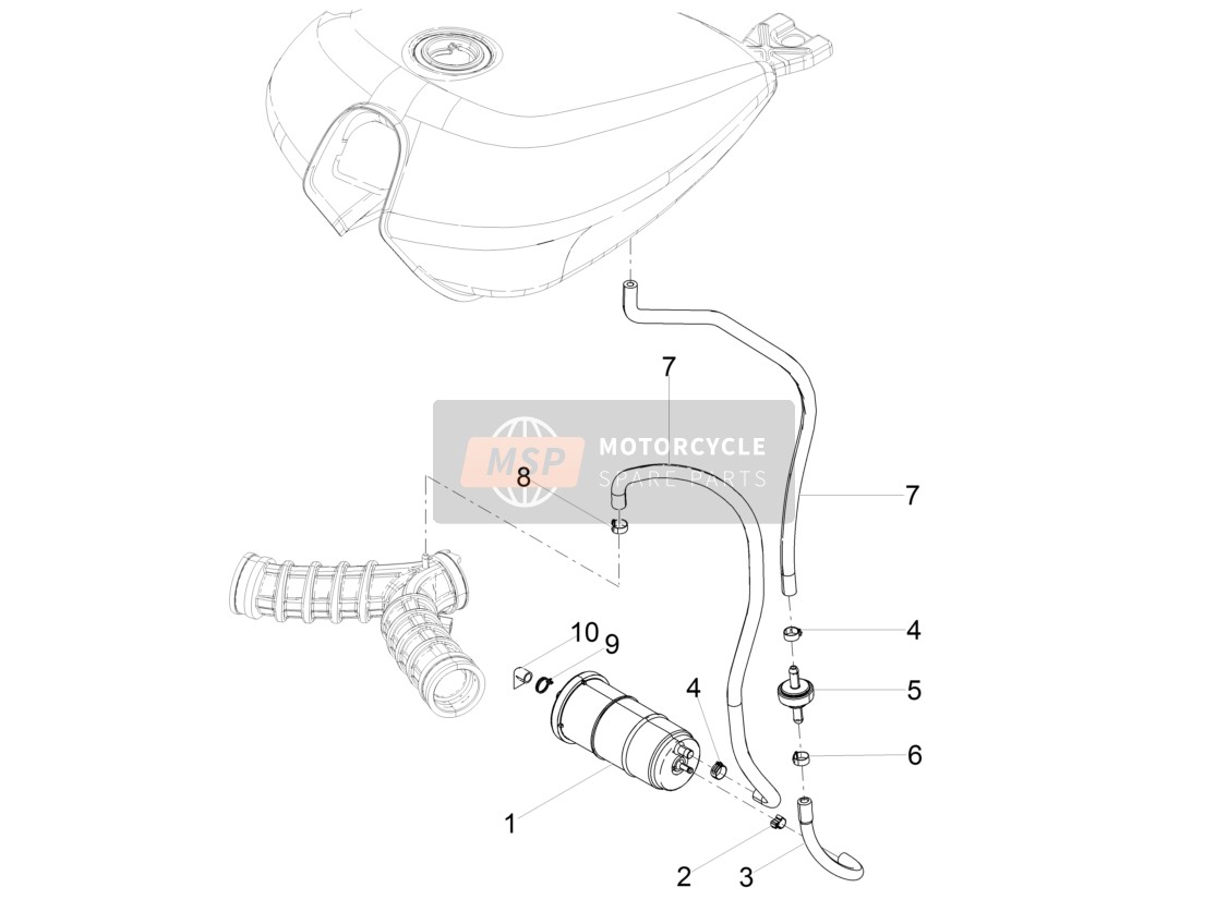 Fuel vapour recover system