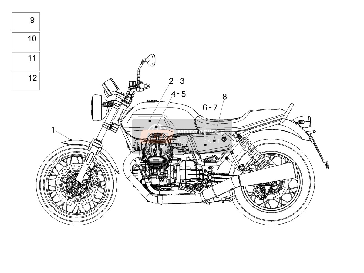 2B0059385, Décalco, Piaggio, 1