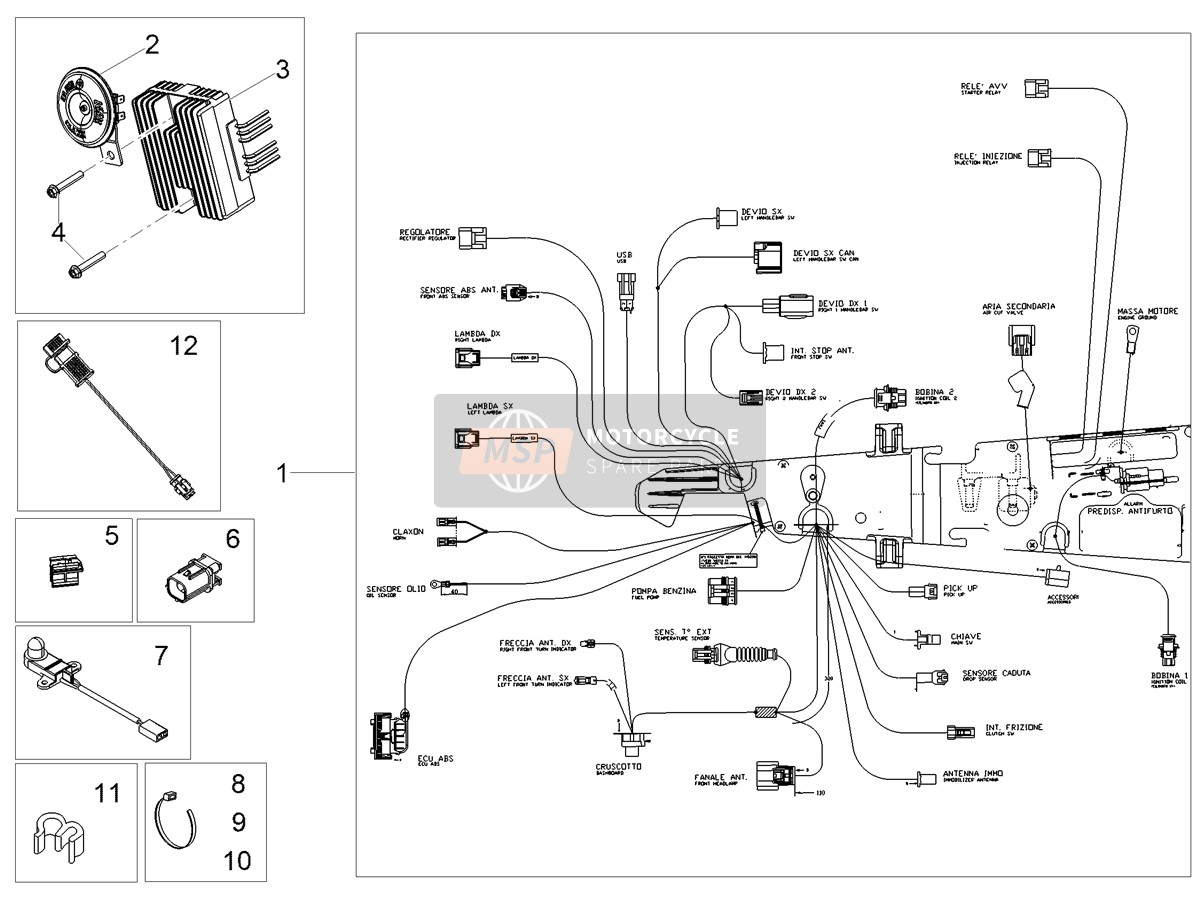 Front electrical system