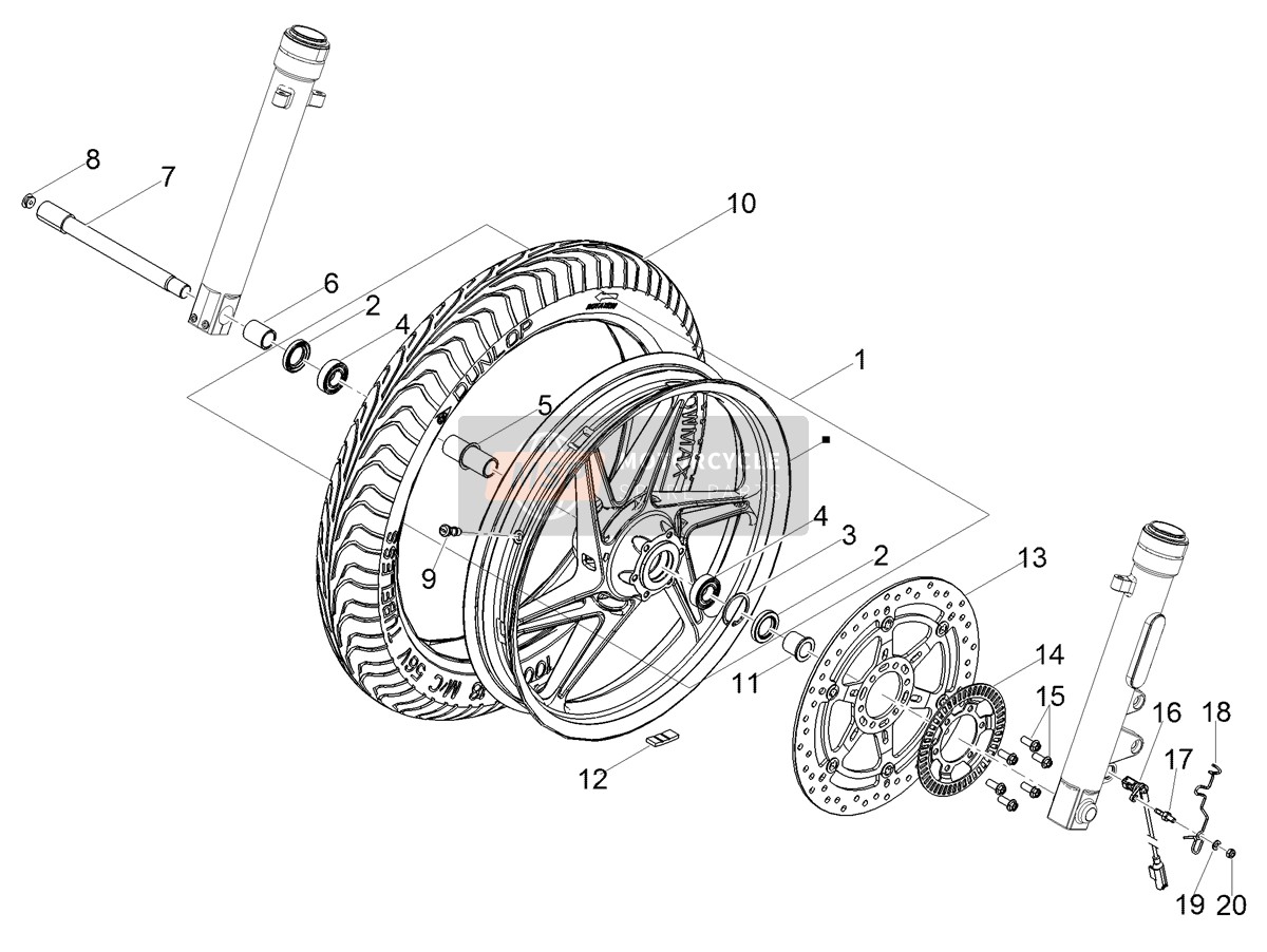Front wheel