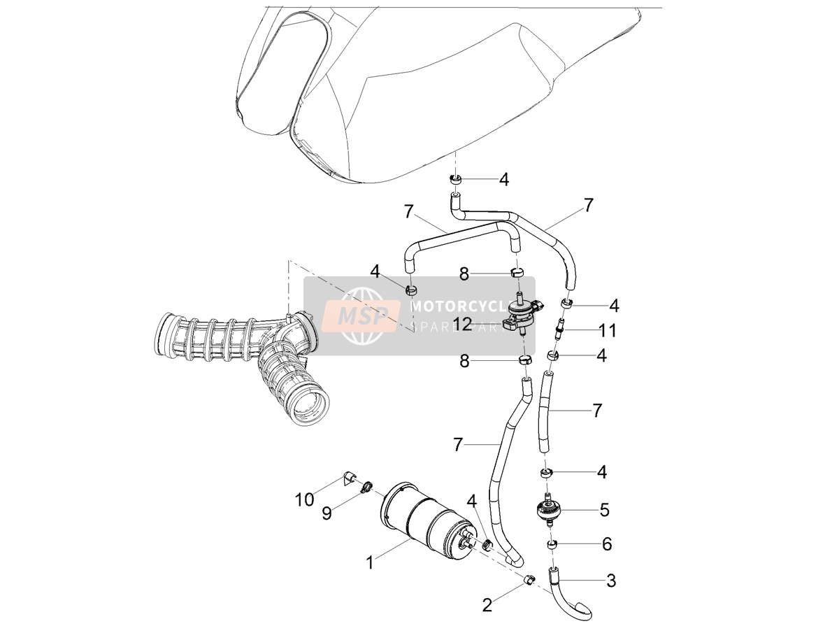 Fuel vapour recover system