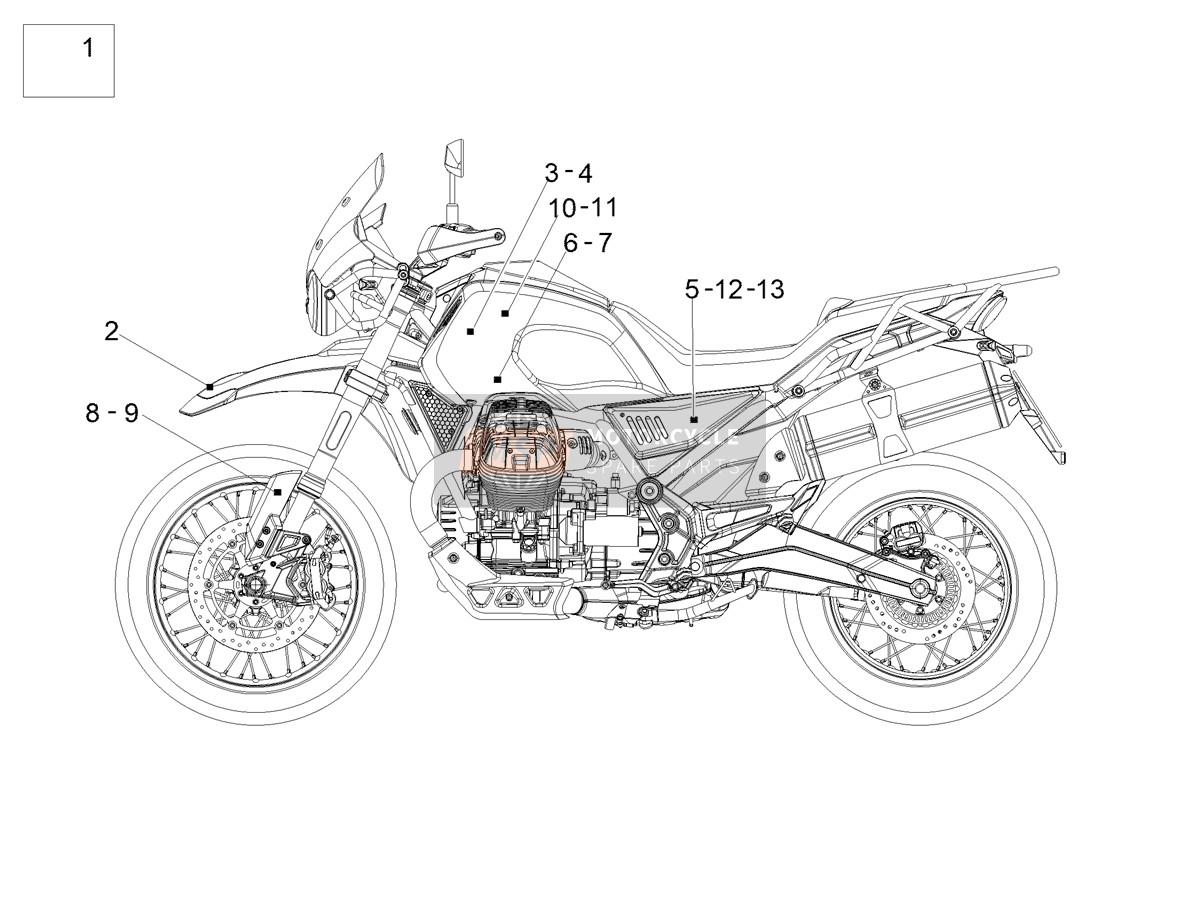 2H005005, Aufkleber, Piaggio, 0