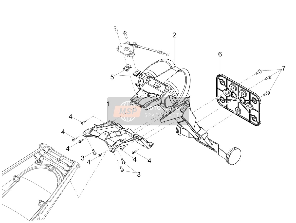 Rear mudguard