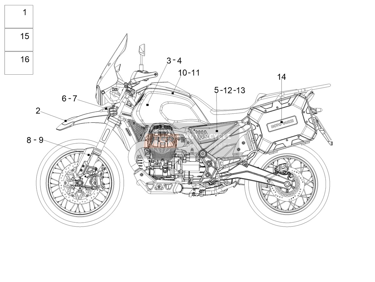 2H003925, Plakette "Aquila" Links, Piaggio, 0