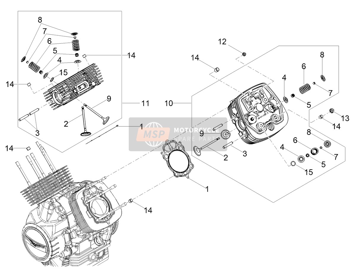 Cylinder head - valves
