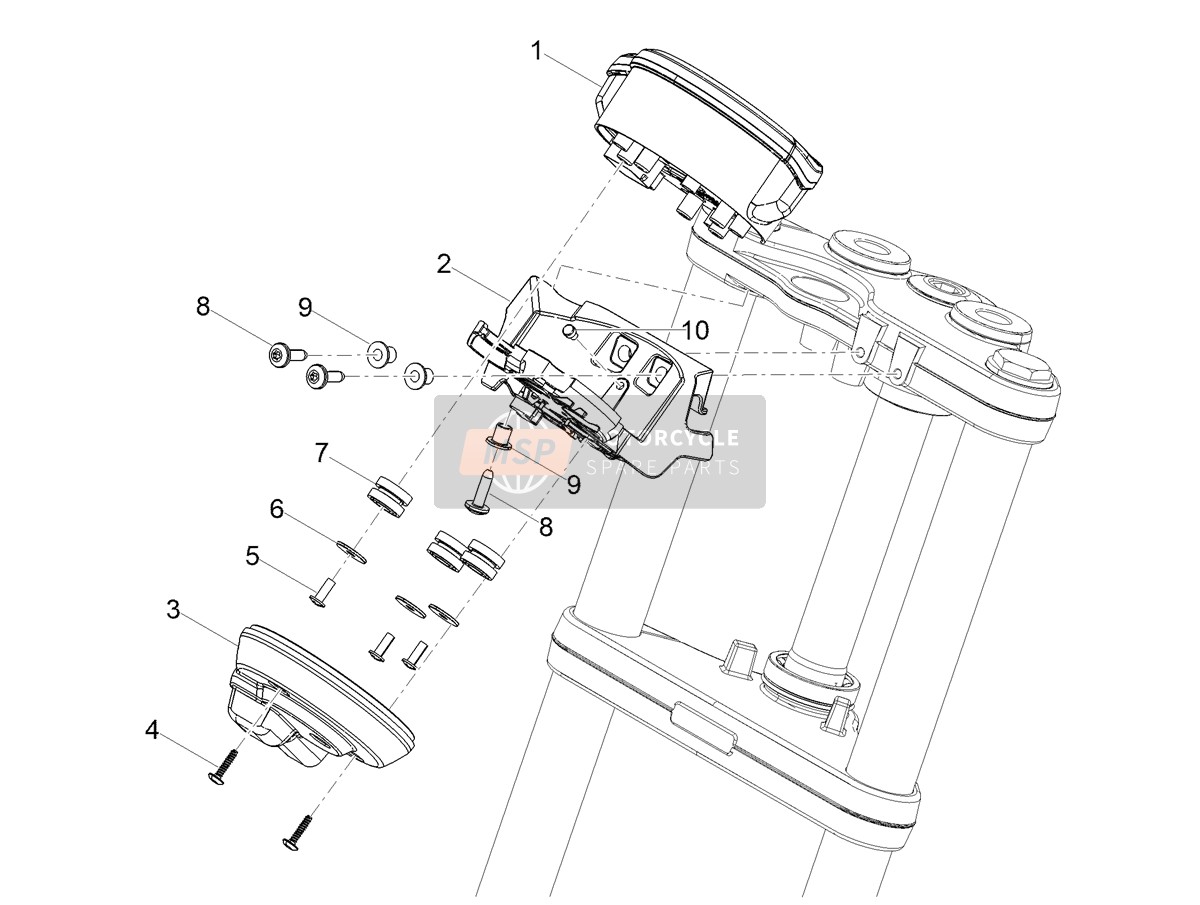 2B007707, Gehaeuse, Piaggio, 0