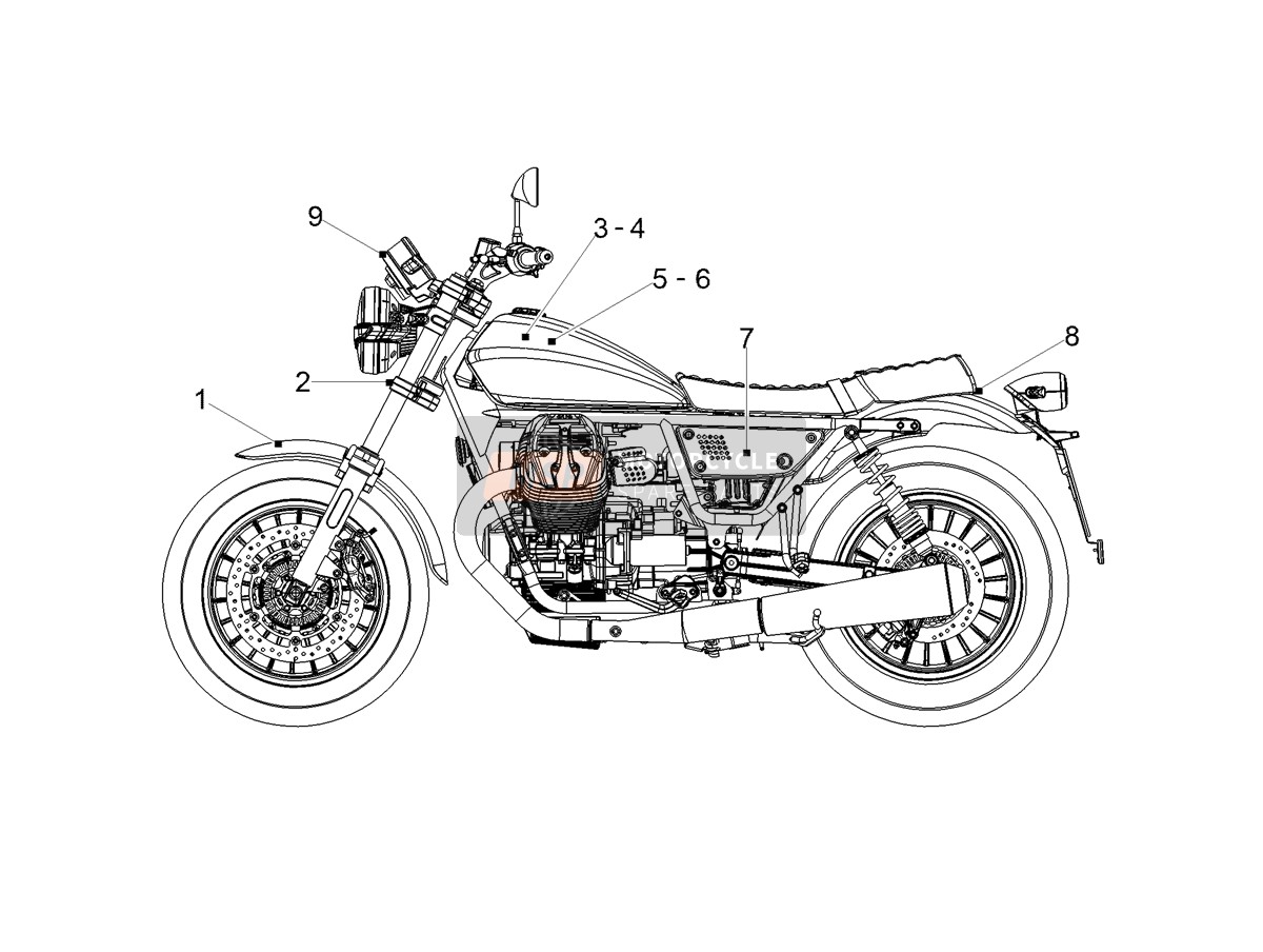 2H004605, Panneau, Piaggio, 0