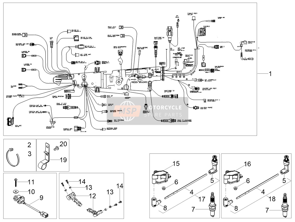 Elektrisches System Mitte