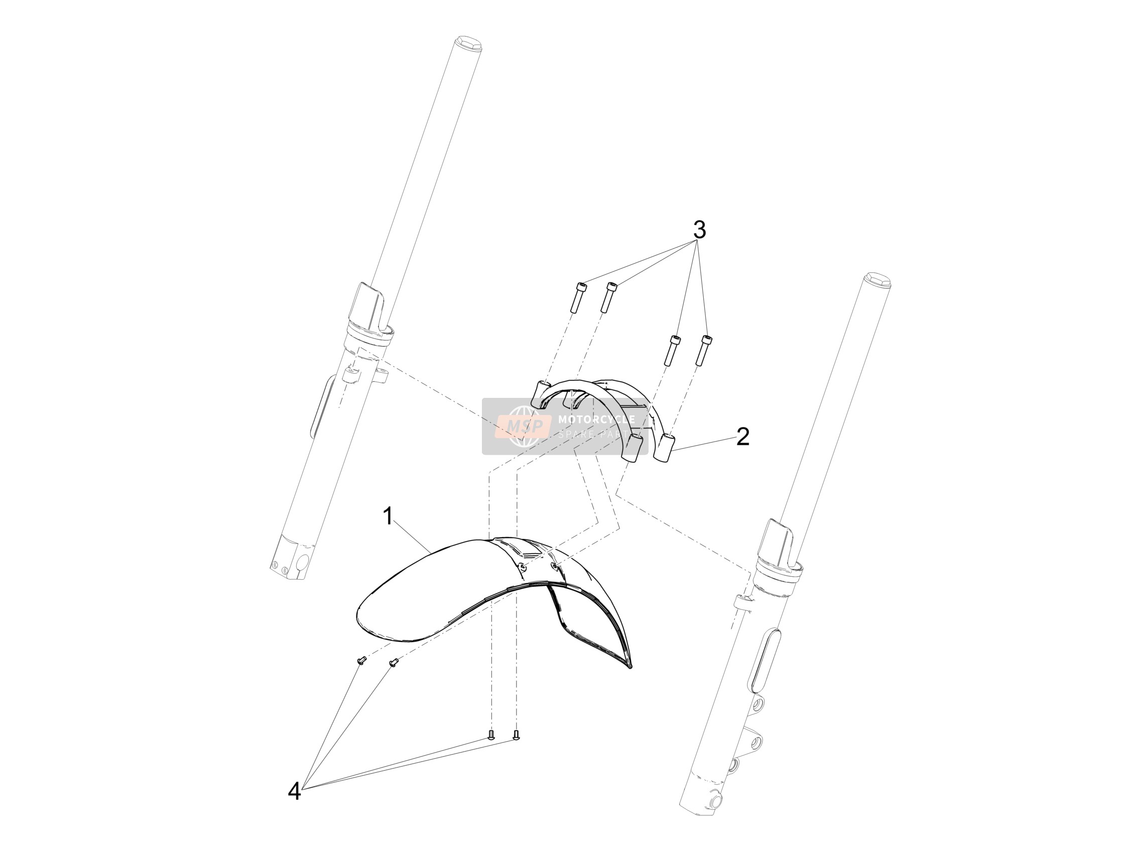 Front mudguard-Pillar