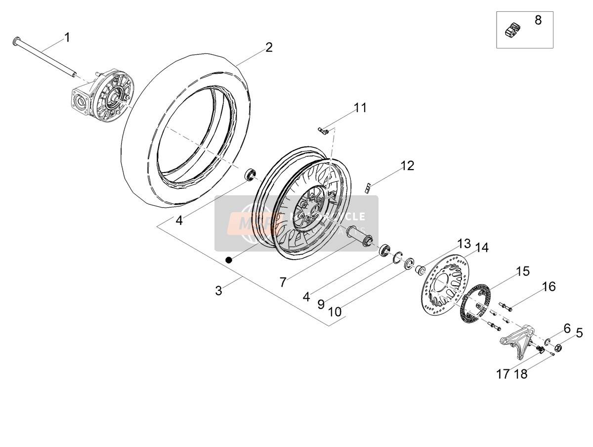 Rear wheel