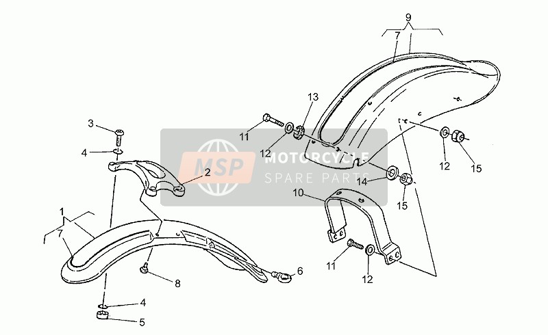 Front/Rear Mudguards