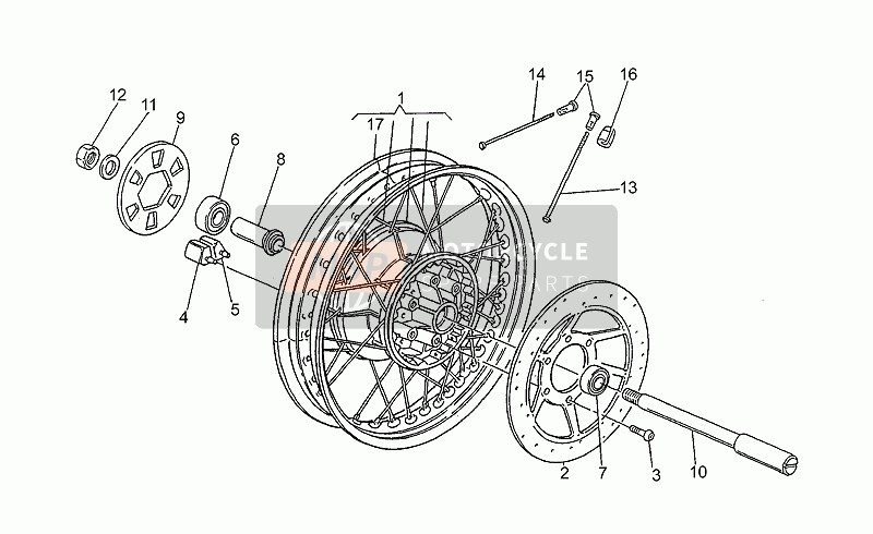 Roue arrière