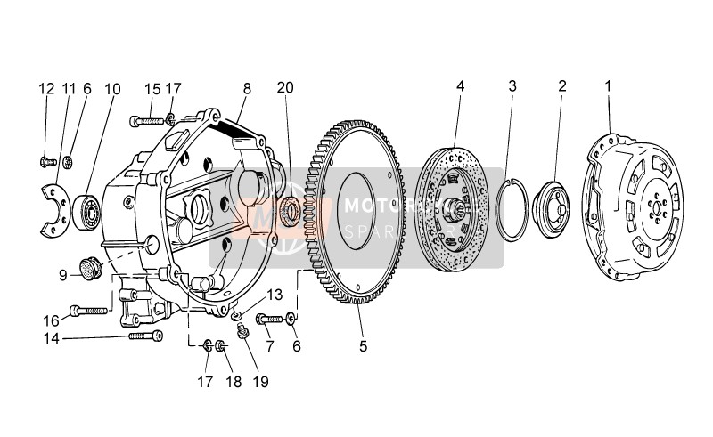 Moto Guzzi Nevada 750 S 2010 Kupplung I für ein 2010 Moto Guzzi Nevada 750 S