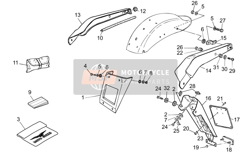 GU31457866, Rh Rear Cover Chromate, Piaggio, 0