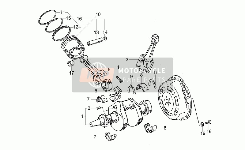 Moto Guzzi Nevada Club 750 1999 Drive Shaft for a 1999 Moto Guzzi Nevada Club 750