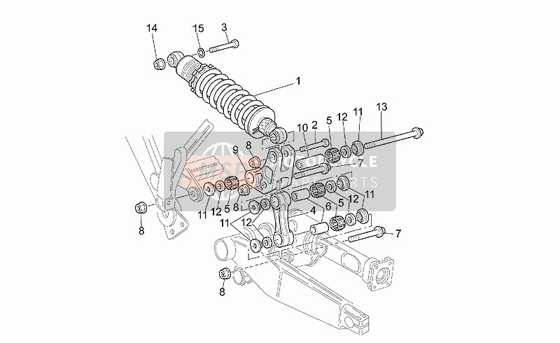 Stoßdämpfer hinten