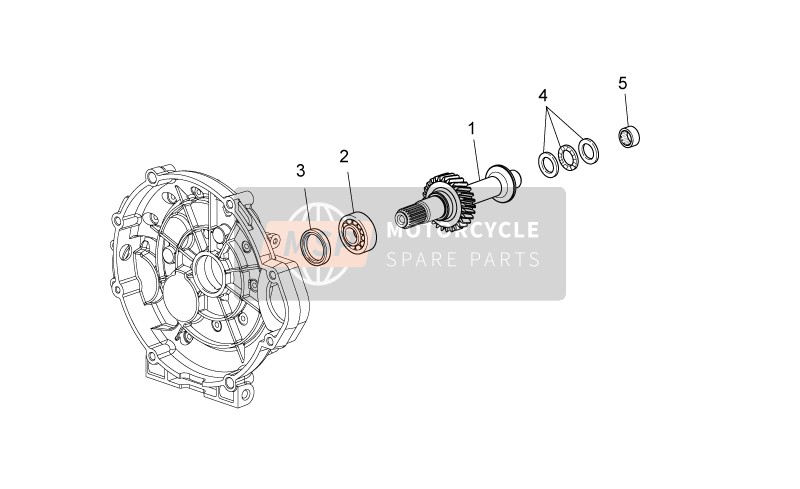 Moto Guzzi Stelvio 1200 8V STD - NTX 2013 Albero della frizione per un 2013 Moto Guzzi Stelvio 1200 8V STD - NTX