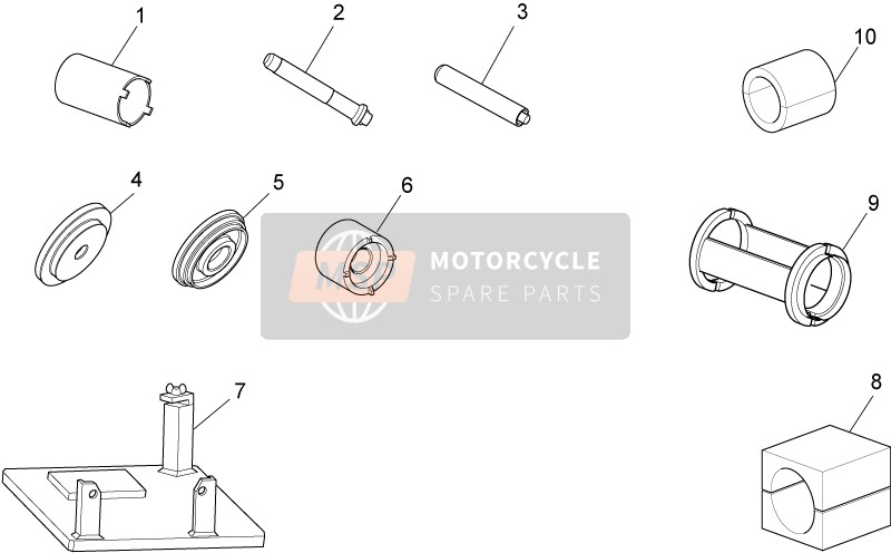 Moto Guzzi Stelvio 1200 8V STD - NTX 2013 Specifiek Gereedschap II voor een 2013 Moto Guzzi Stelvio 1200 8V STD - NTX