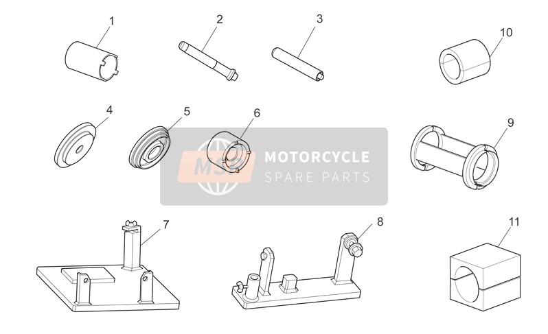 Moto Guzzi Stelvio 1200 2008 Specifiek Gereedschap II voor een 2008 Moto Guzzi Stelvio 1200