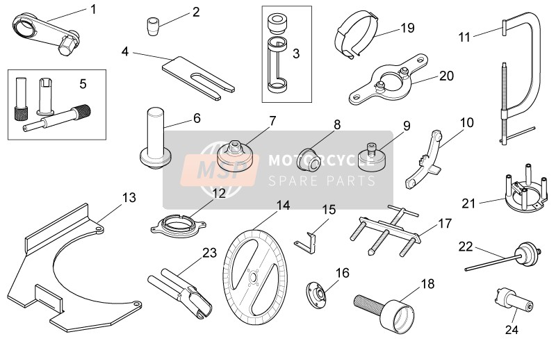 Moto Guzzi Stelvio 1200 - NTX - ABS 1200 2010 Spezielles Werkzeug I für ein 2010 Moto Guzzi Stelvio 1200 - NTX - ABS 1200