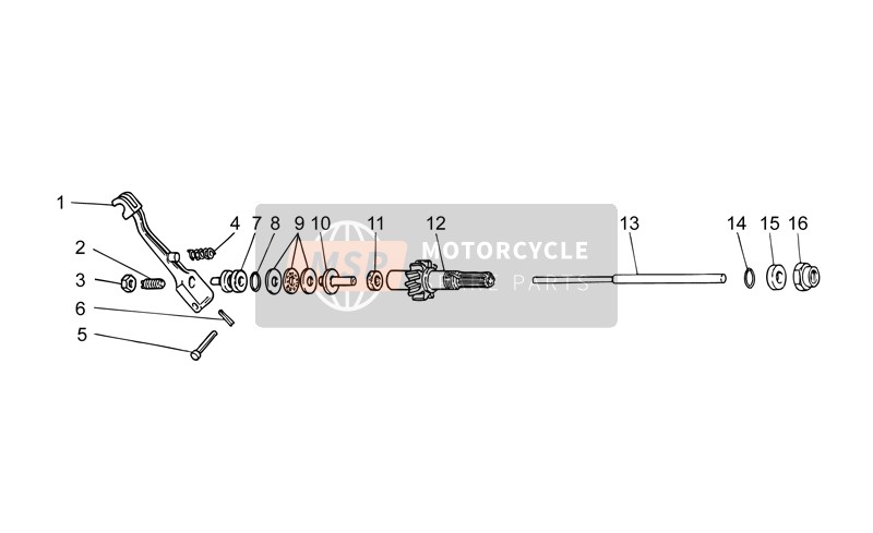 Moto Guzzi V7 Classic 750 2009 Embrayage II pour un 2009 Moto Guzzi V7 Classic 750