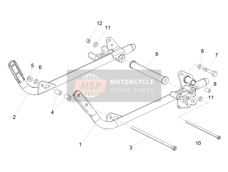 Moto Guzzi V7 II Racer ABS 750 2015 Frame II voor een 2015 Moto Guzzi V7 II Racer ABS 750