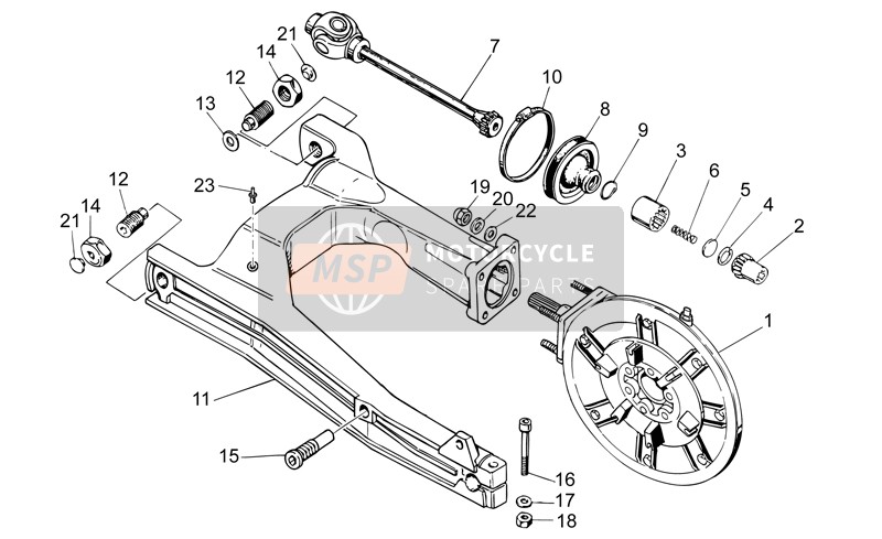 Moto Guzzi V7 II Special ABS 750 (2) 2015 Getriebe vollständig I für ein 2015 Moto Guzzi V7 II Special ABS 750 (2)