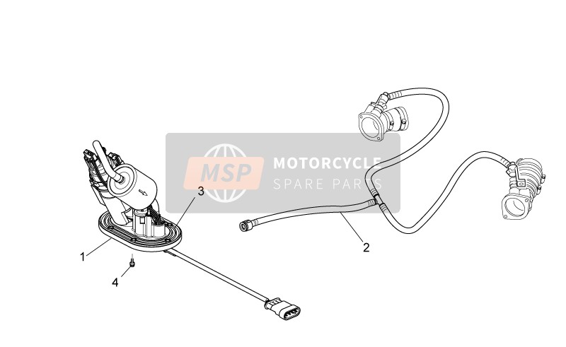 Moto Guzzi V7 II Special ABS 750 2015 Pompe à carburant pour un 2015 Moto Guzzi V7 II Special ABS 750
