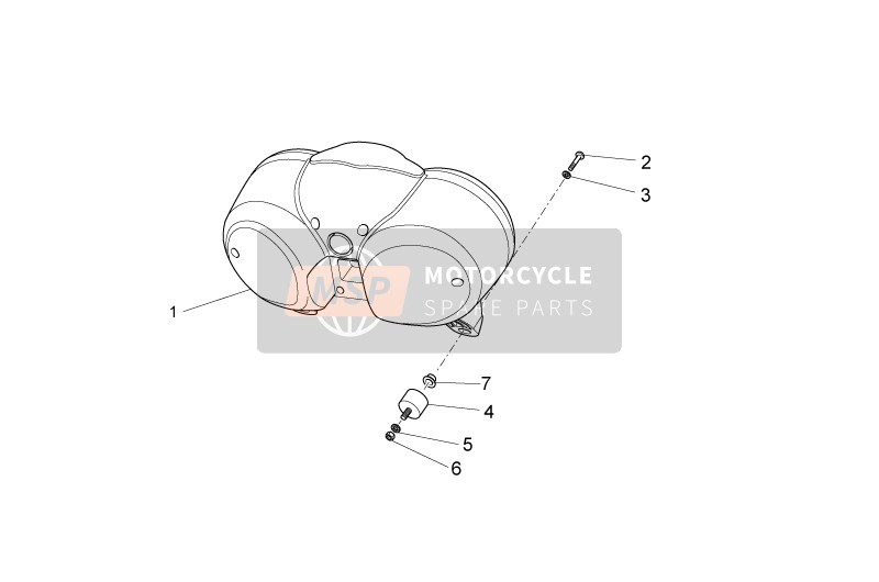 Moto Guzzi V7 Racer 750 2015 Dashboard for a 2015 Moto Guzzi V7 Racer 750
