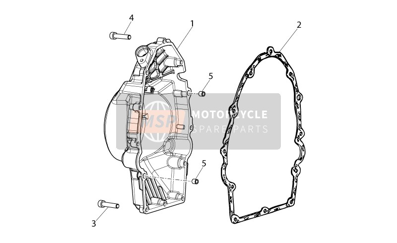 Moto Guzzi V7 Racer 750 2015 Steuersystem Abdeckung für ein 2015 Moto Guzzi V7 Racer 750