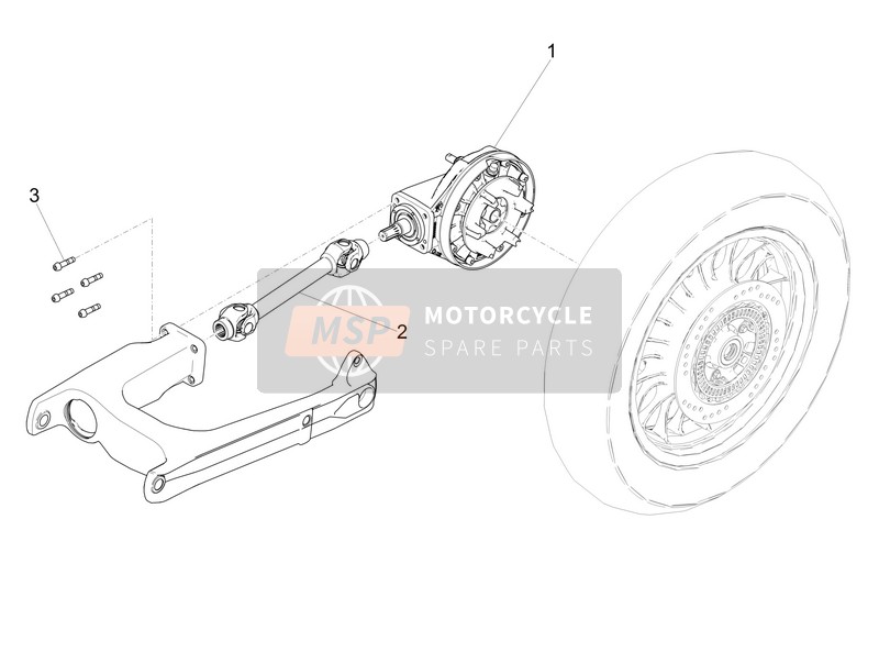Moto Guzzi V9 Roamer 850 E4 ABS 2016 Getriebe vollständig für ein 2016 Moto Guzzi V9 Roamer 850 E4 ABS