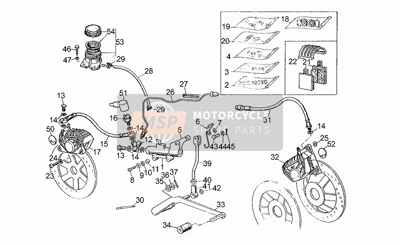 Front LH/Rear Brake System