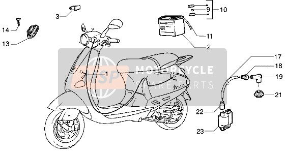 58115R, Starter Relay 12V-80A, Piaggio, 0