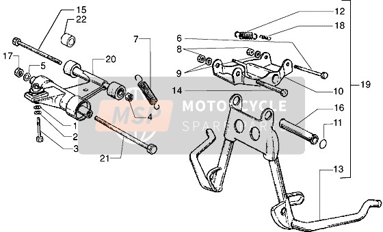 Central Stand - Swinging Arm