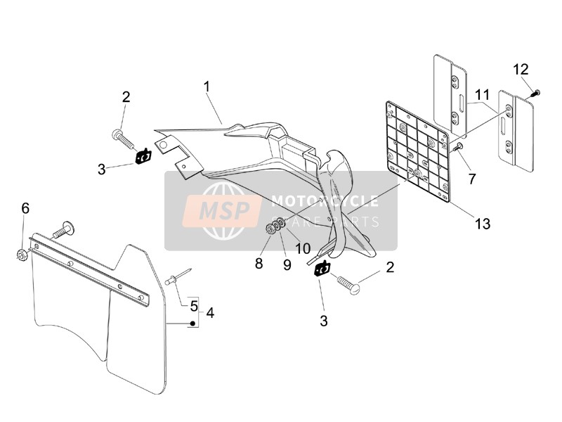 577392, Splash Guard, Piaggio, 0